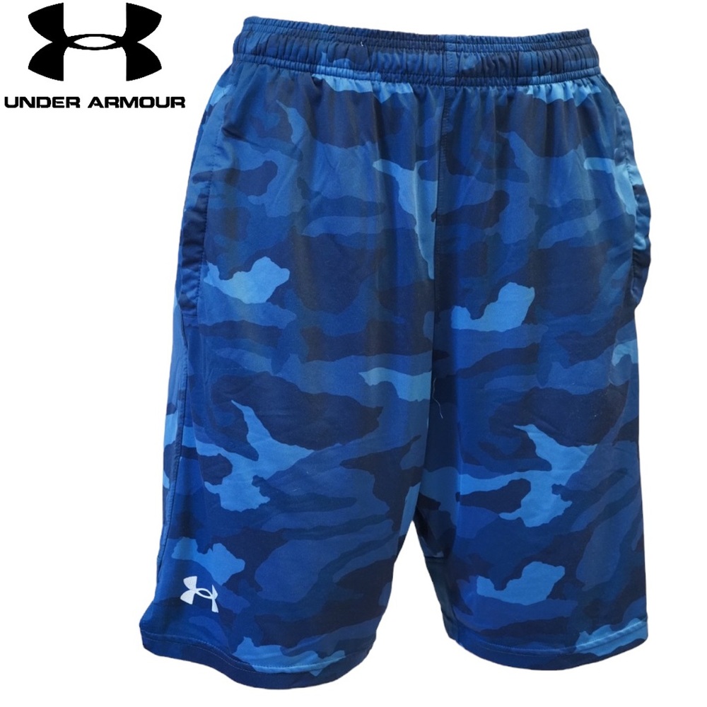 Under Armour Men's Blue Camo Shorts